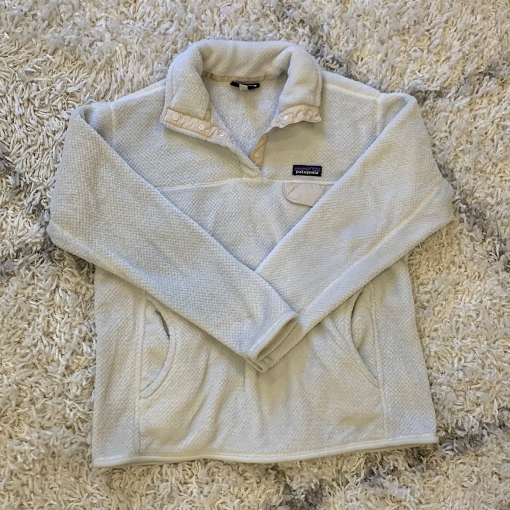 Patagonia Re-Tool Snap-T® Fleece Pullover Raw Linen L